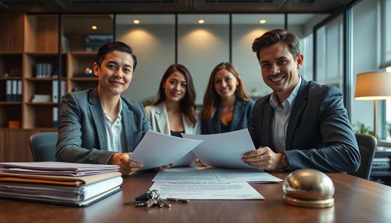 Property settlement documents and transfer review